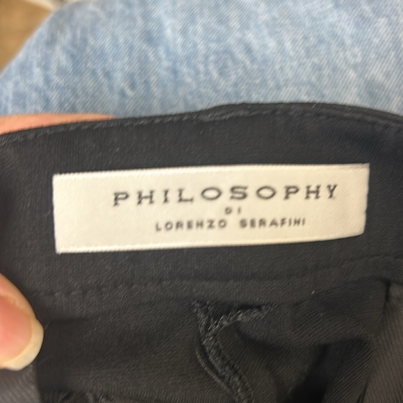 Philosophy di Lorenzo serafini black pleated front dress pants - Picture 9 of 11